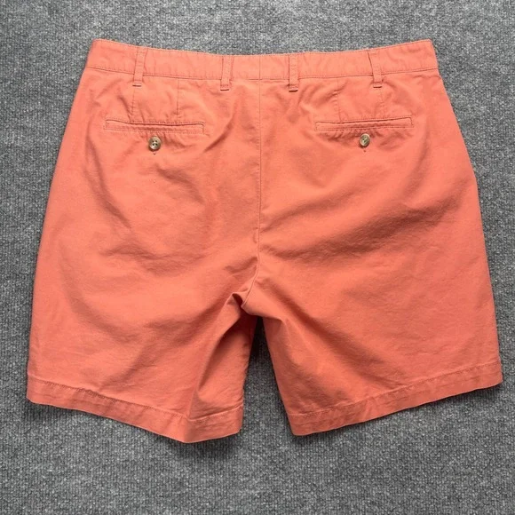Peter Millar Mens 35 Coral Orange Crown Comfort Shorts MS24B16 Golf Casual - Picture 5 of 6